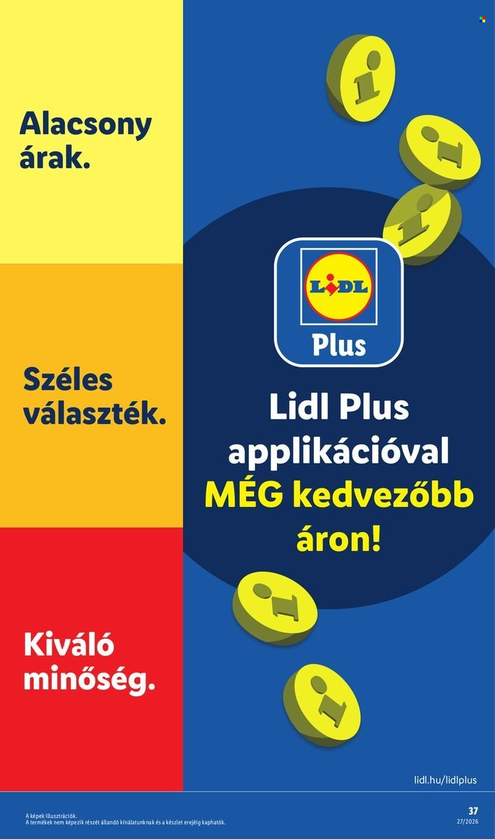 Lidl akciós újság érvényes:  - 2026.07.09 - 2026.07.15. 37. oldal Oldal 37