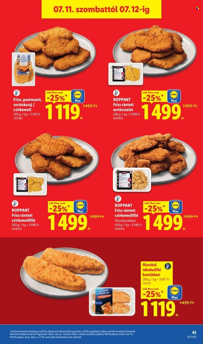 Lidl akciós újság érvényes:  - 2026.07.09 - 2026.07.15. 45. oldal Oldal 45