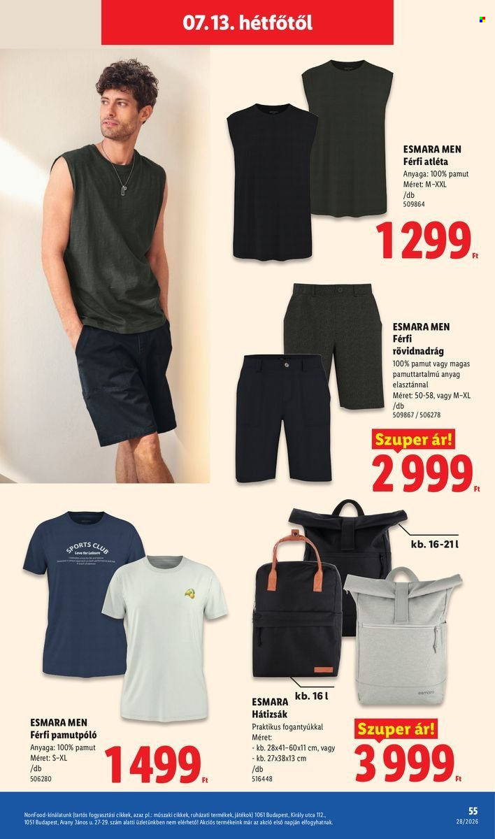 Lidl akciós újság érvényes:  - 2026.07.09 - 2026.07.15. 55. oldal Oldal 55
