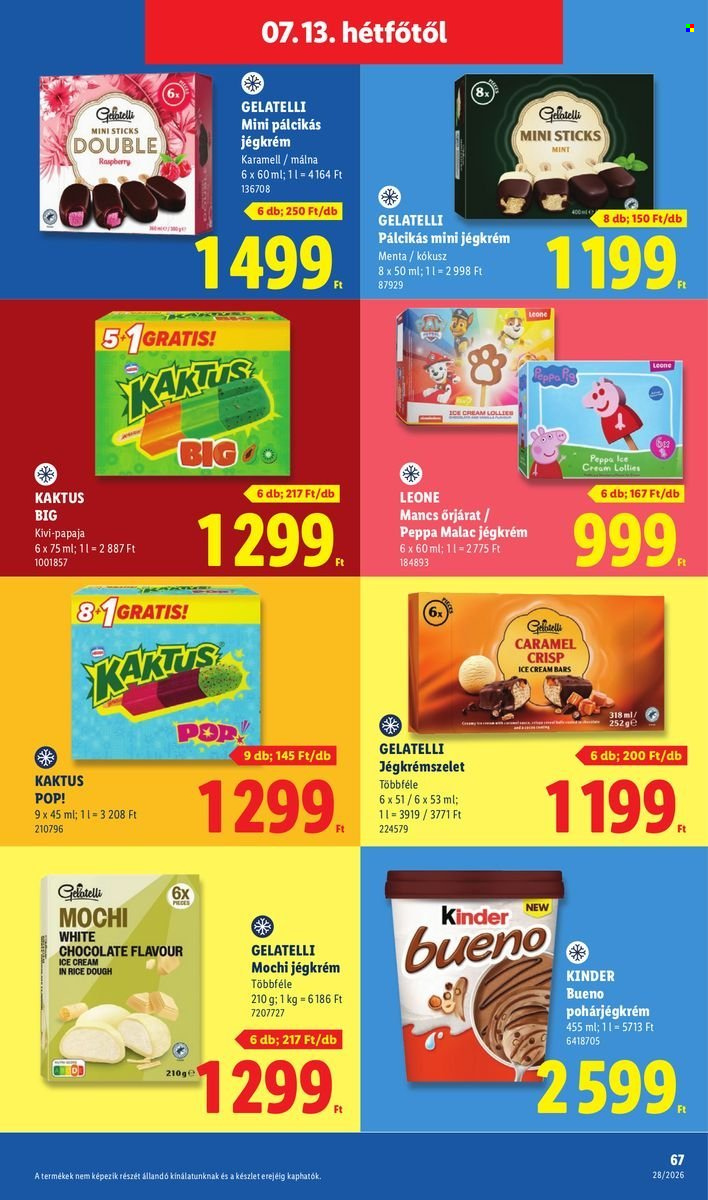 Lidl akciós újság érvényes:  - 2026.07.09 - 2026.07.15. 67. oldal Oldal 67