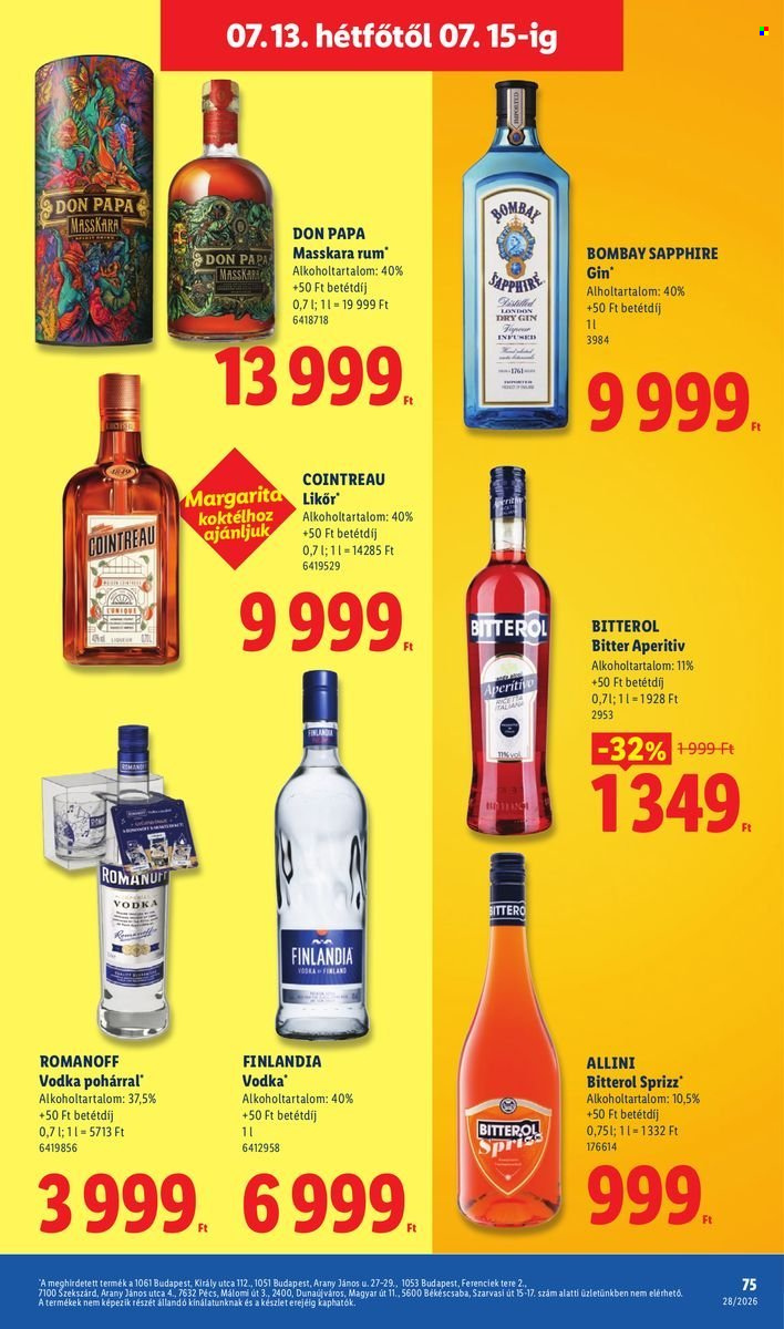 Lidl akciós újság érvényes:  - 2026.07.09 - 2026.07.15. 75. oldal Oldal 75