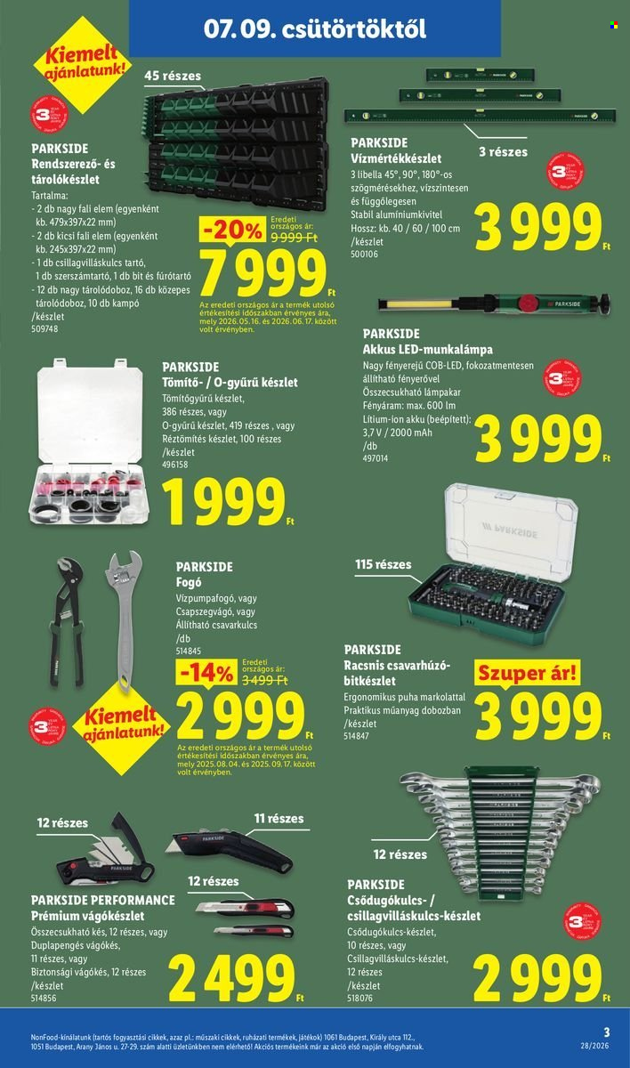 Lidl akciós újság érvényes:  - 2026.07.09 - 2026.07.15. 3. oldal Oldal 3