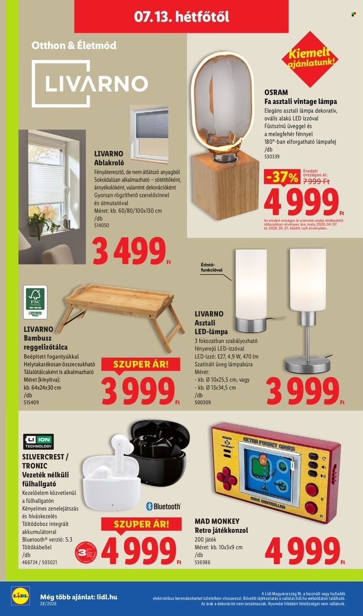 Lidl akciós újság érvényes:  - 2026.07.09 - 2026.07.15. 16. oldal Oldal 16