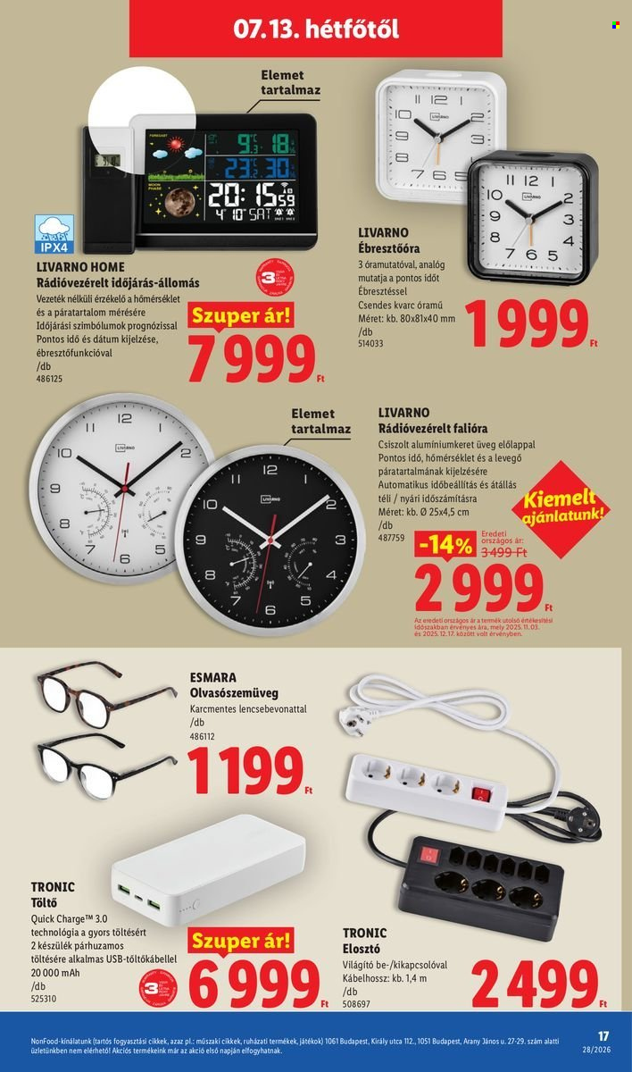 Lidl akciós újság érvényes:  - 2026.07.09 - 2026.07.15. 17. oldal Oldal 17