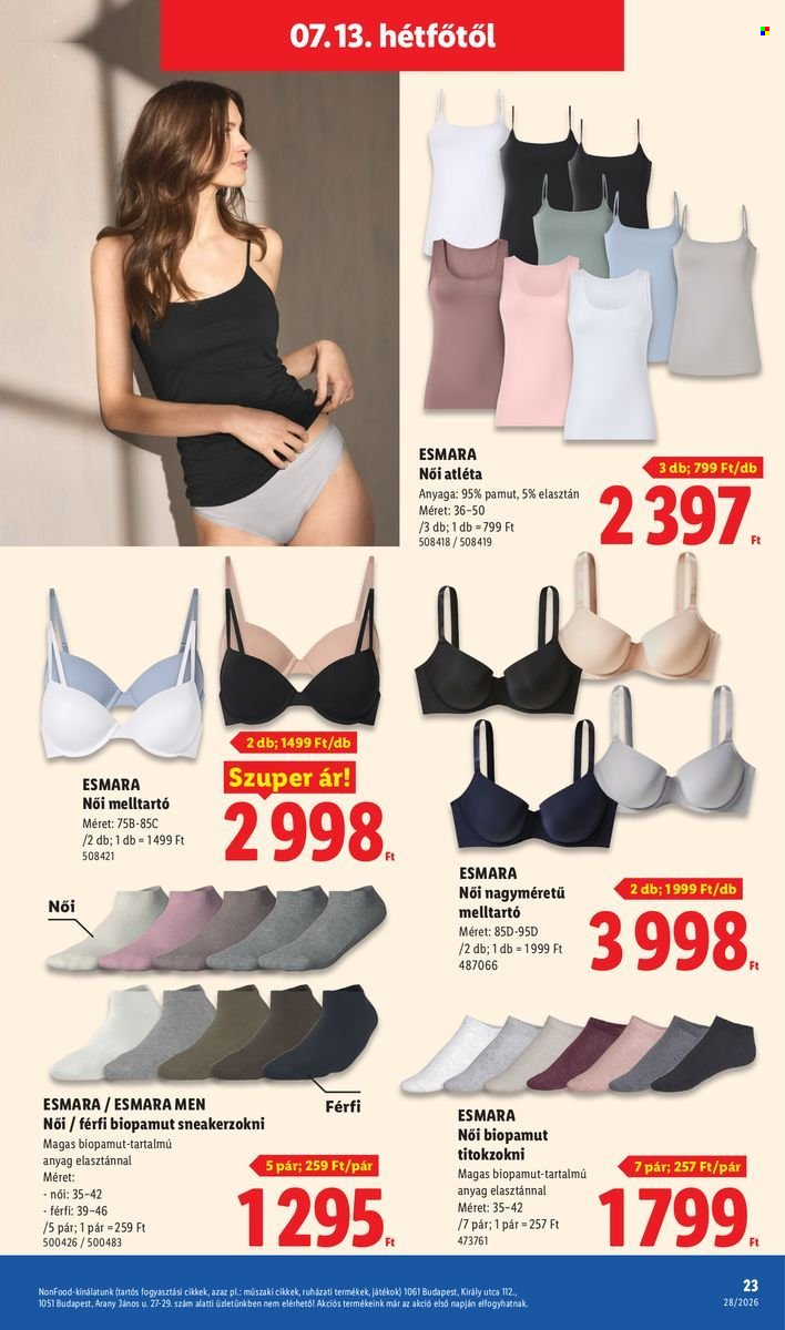 Lidl akciós újság érvényes:  - 2026.07.09 - 2026.07.15. 23. oldal Oldal 23