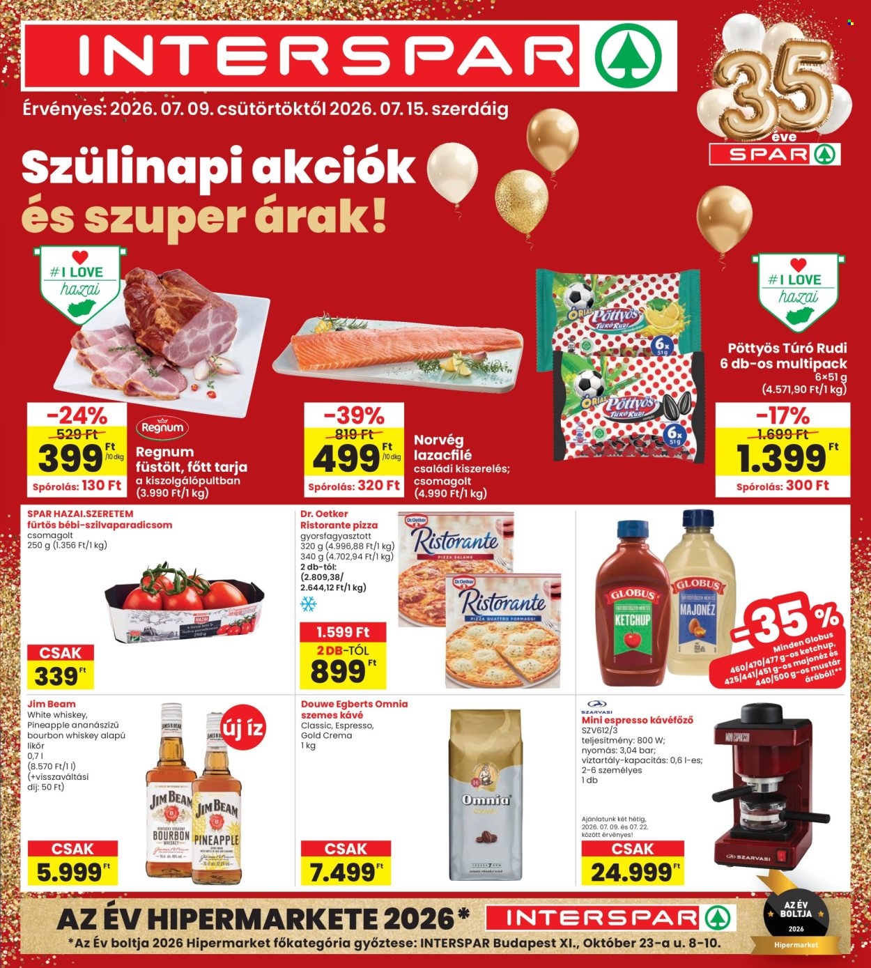 INTERSPAR akciós újság érvényes:  - 2026.07.09 - 2026.07.15. 1. oldal Oldal 1