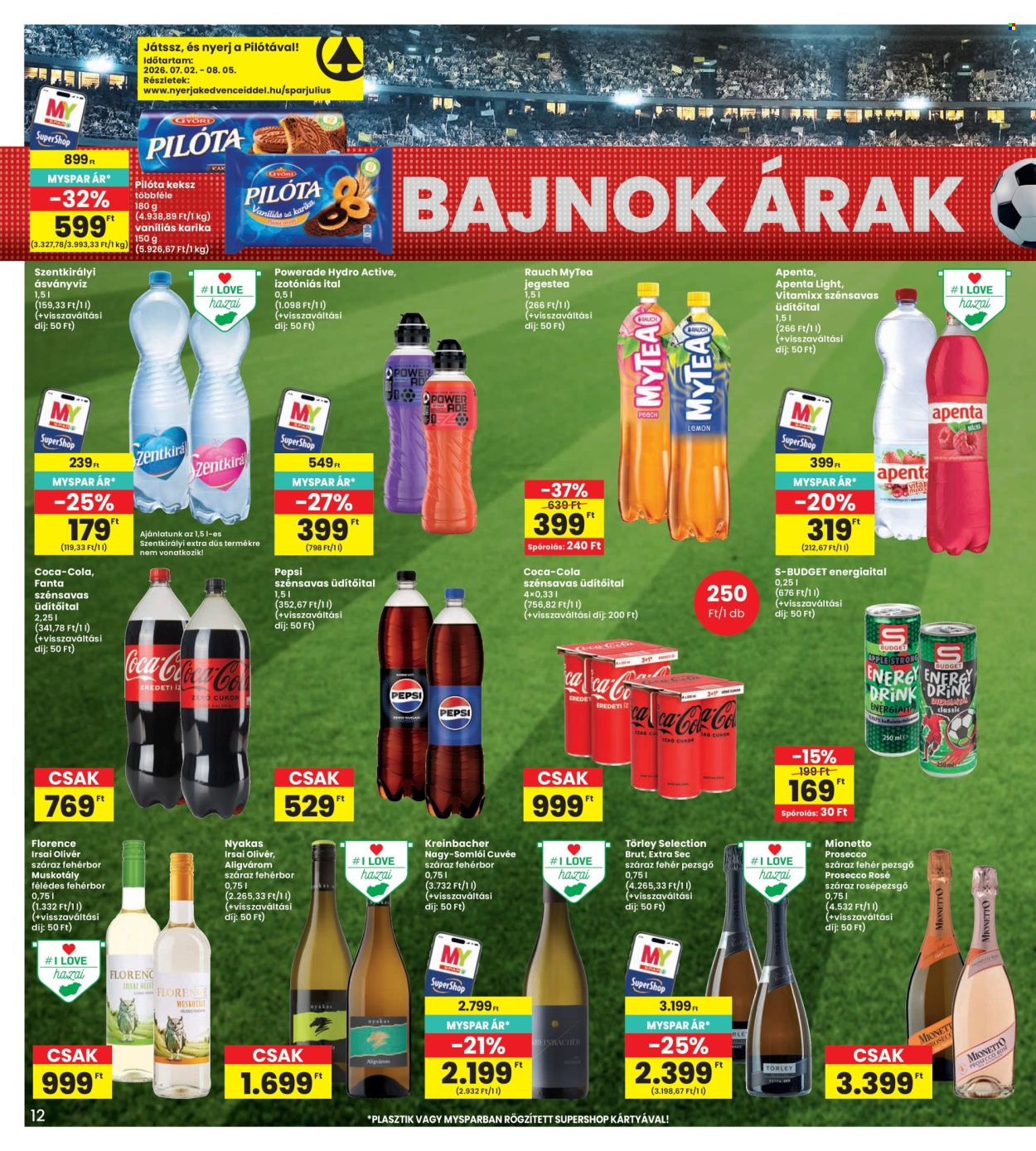 INTERSPAR akciós újság érvényes:  - 2026.07.09 - 2026.07.15. 12. oldal Oldal 12