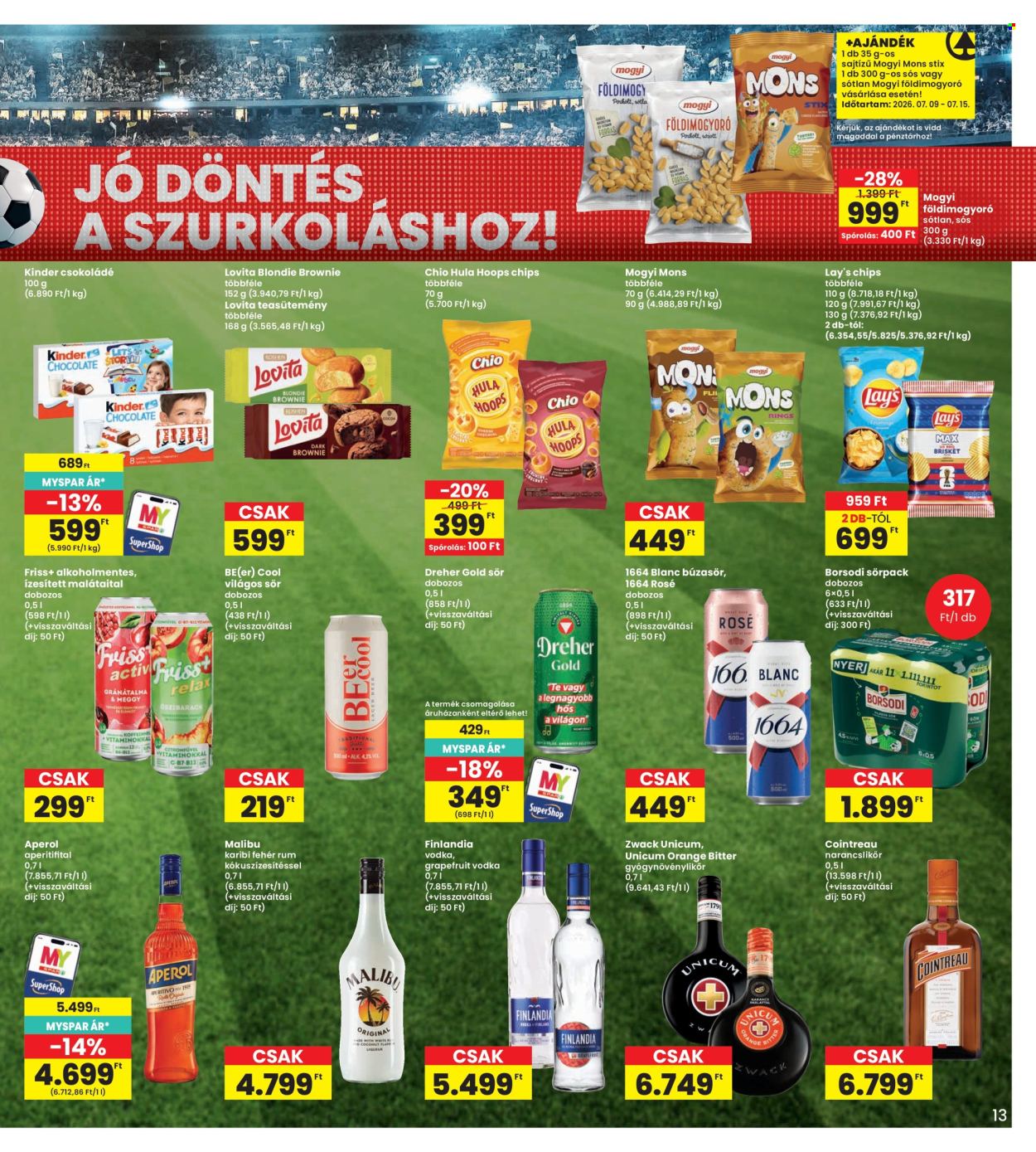 INTERSPAR akciós újság érvényes:  - 2026.07.09 - 2026.07.15. 13. oldal Oldal 13
