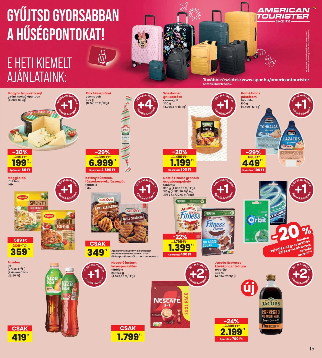 INTERSPAR akciós újság érvényes:  - 2026.07.09 - 2026.07.15. 15. oldal Oldal 15