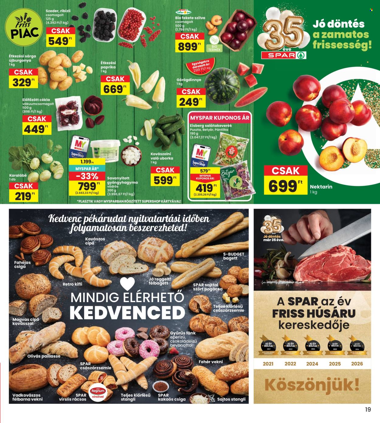 INTERSPAR akciós újság érvényes:  - 2026.07.09 - 2026.07.15. 19. oldal Oldal 19
