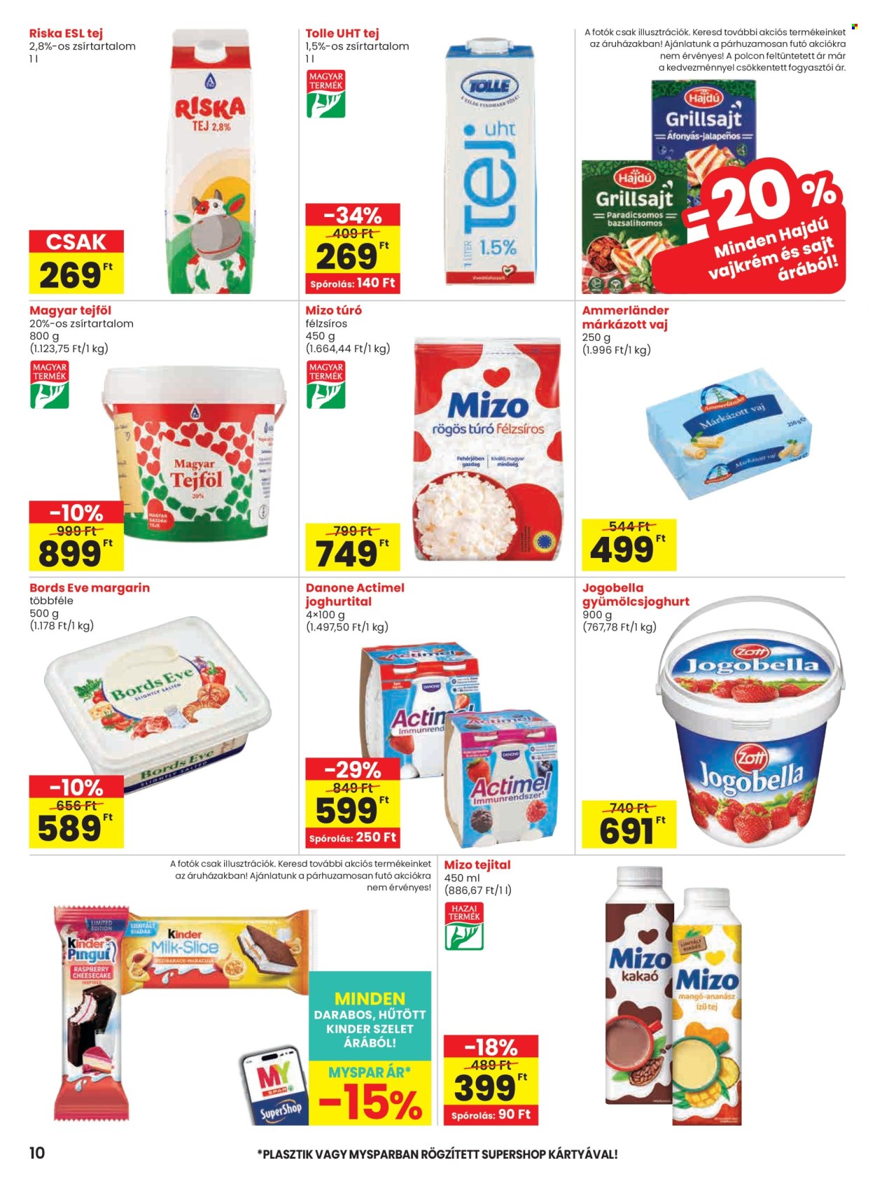 SPAR akciós újság érvényes:  - 2026.07.09 - 2026.07.15. 10. oldal Oldal 10