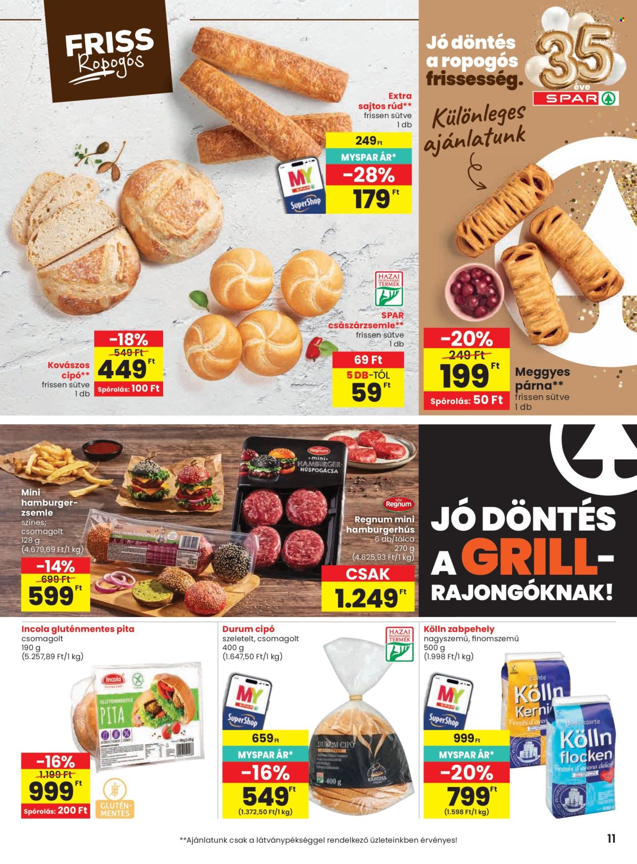 SPAR akciós újság érvényes:  - 2026.07.09 - 2026.07.15. 11. oldal Oldal 11