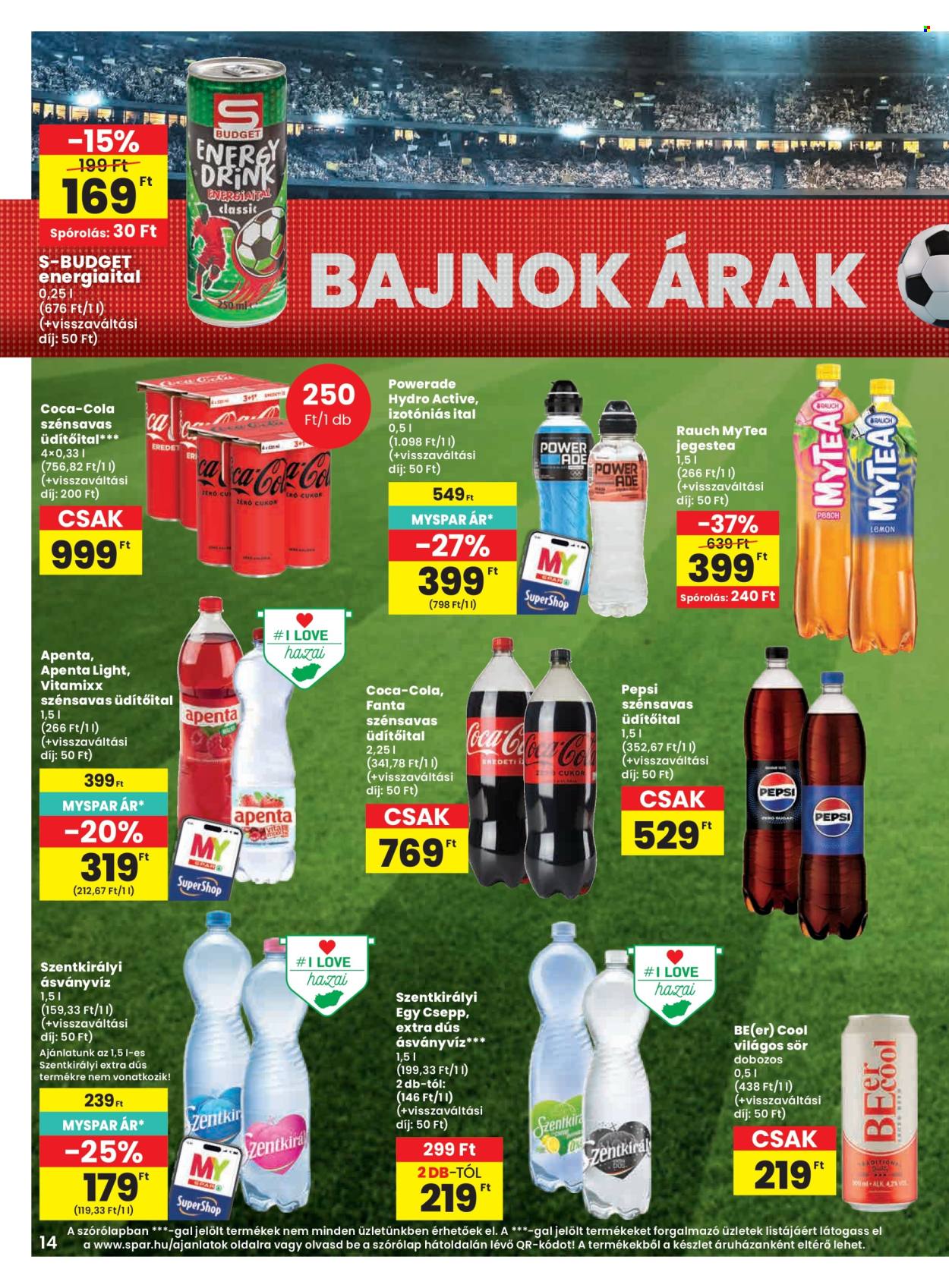 SPAR akciós újság érvényes:  - 2026.07.09 - 2026.07.15. 14. oldal Oldal 14