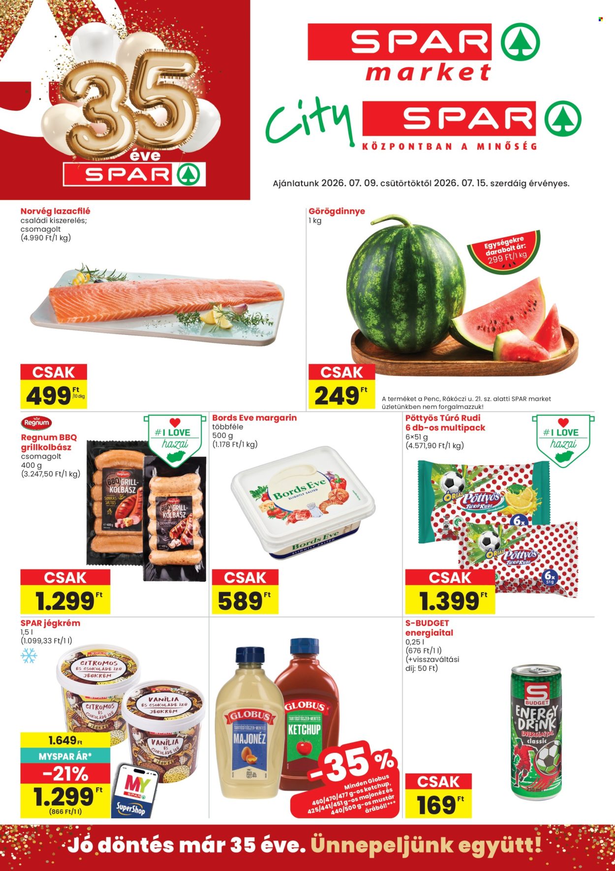 SPAR akciós újság érvényes:  - 2026.07.09 - 2026.07.15. 1. oldal Oldal 1