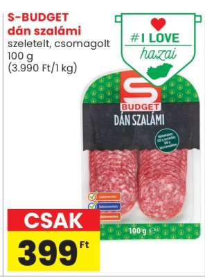 S-BUDGET dán szalámi