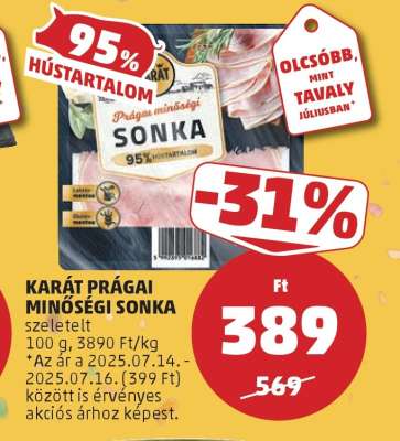 KARÁT PRÁGAI MINŐSÉGI SONKA