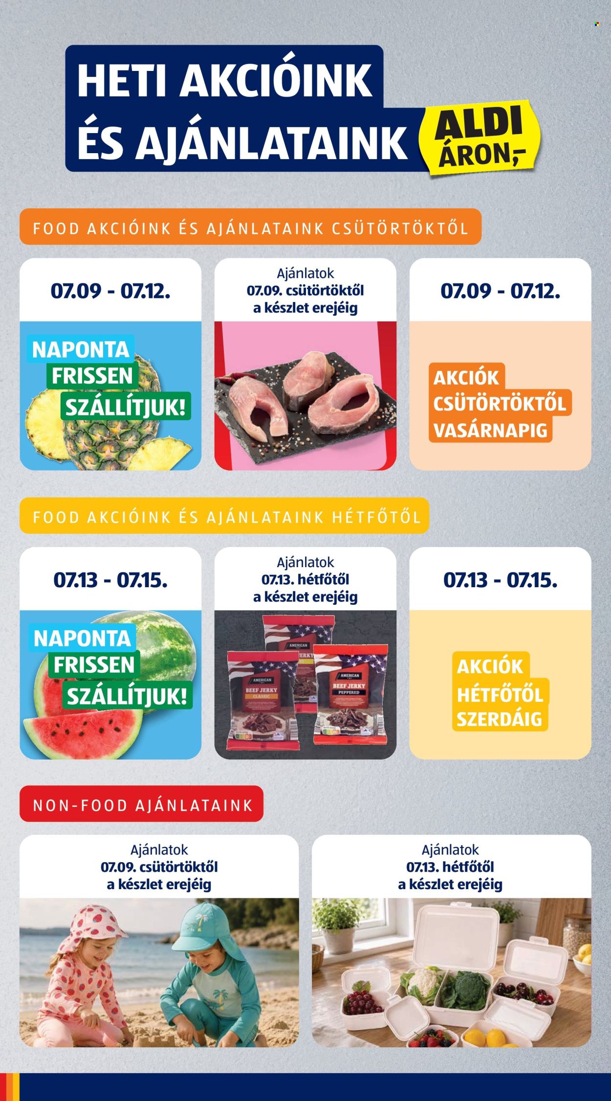 Aldi akciós újság érvényes:  - 2026.07.09 - 2026.07.15. 6. oldal Oldal 6