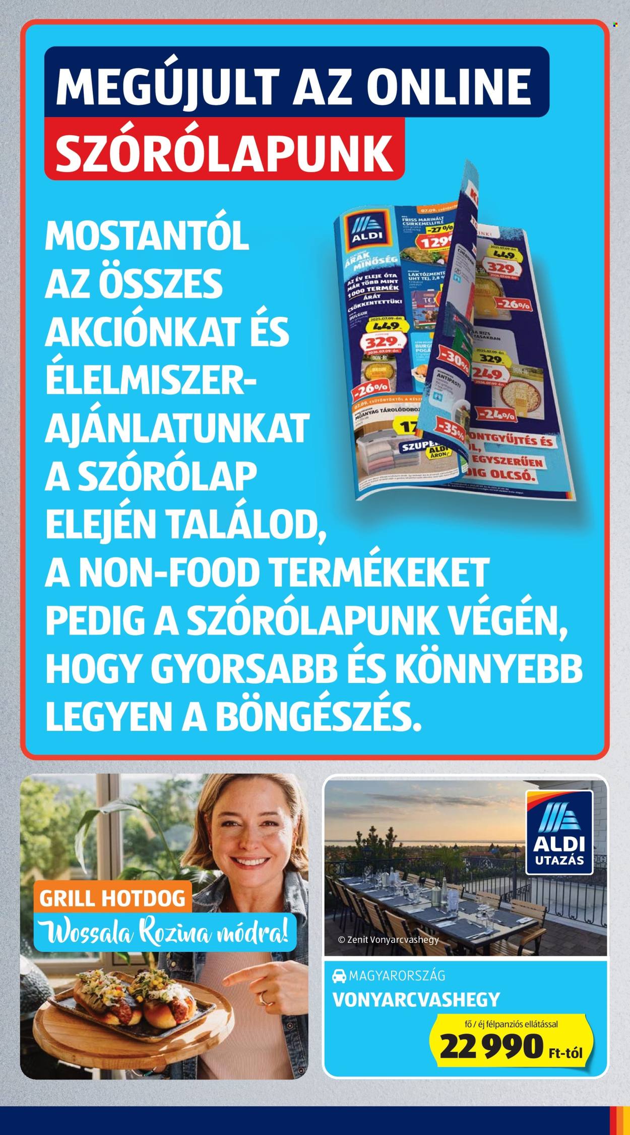 Aldi akciós újság érvényes:  - 2026.07.09 - 2026.07.15. 7. oldal Oldal 7