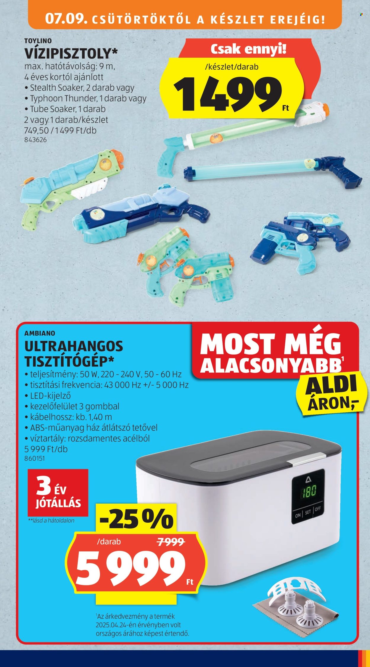 Aldi akciós újság érvényes:  - 2026.07.09 - 2026.07.15. 43. oldal Oldal 43