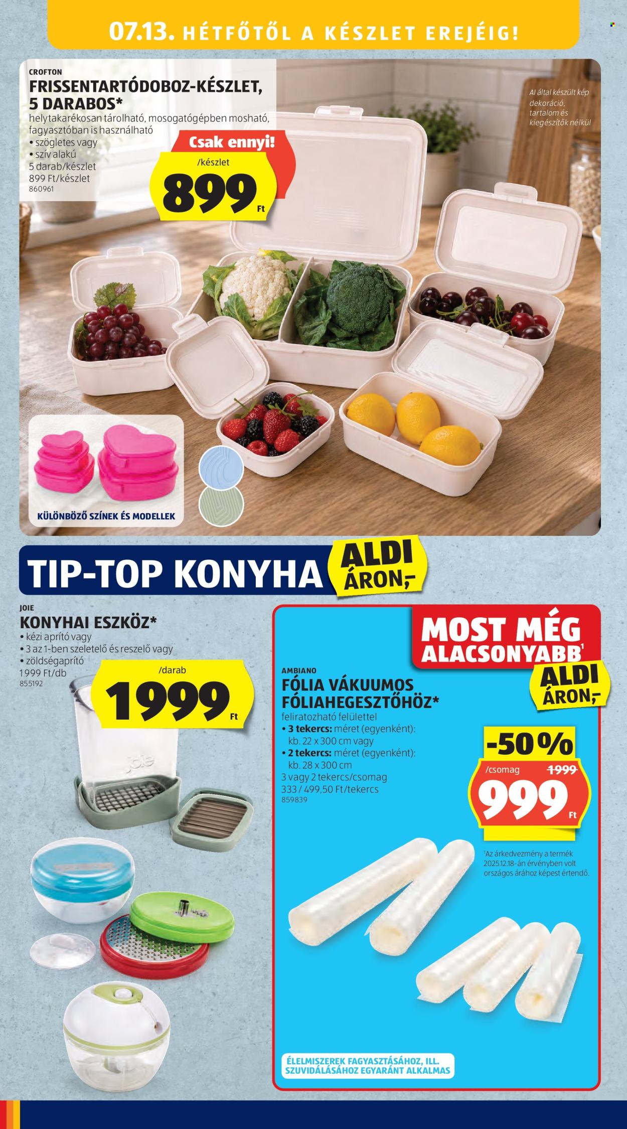 Aldi akciós újság érvényes:  - 2026.07.09 - 2026.07.15. 46. oldal Oldal 46