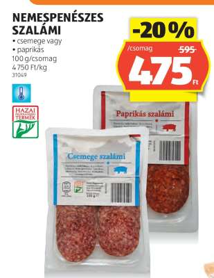 Nemespenészes Szalámi