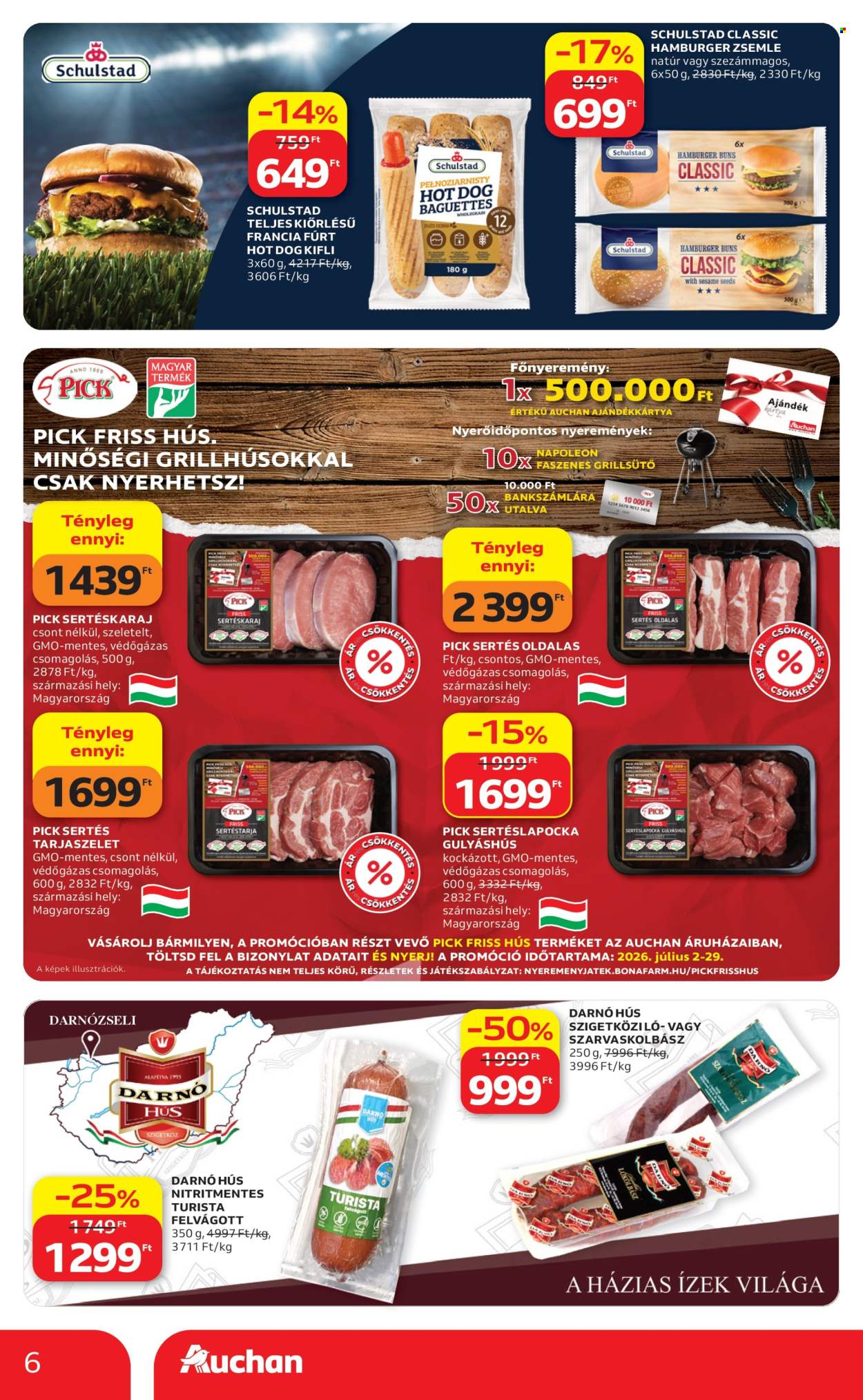 Auchan akciós újság érvényes:  - 2026.07.09 - 2026.07.15. 6. oldal Oldal 6