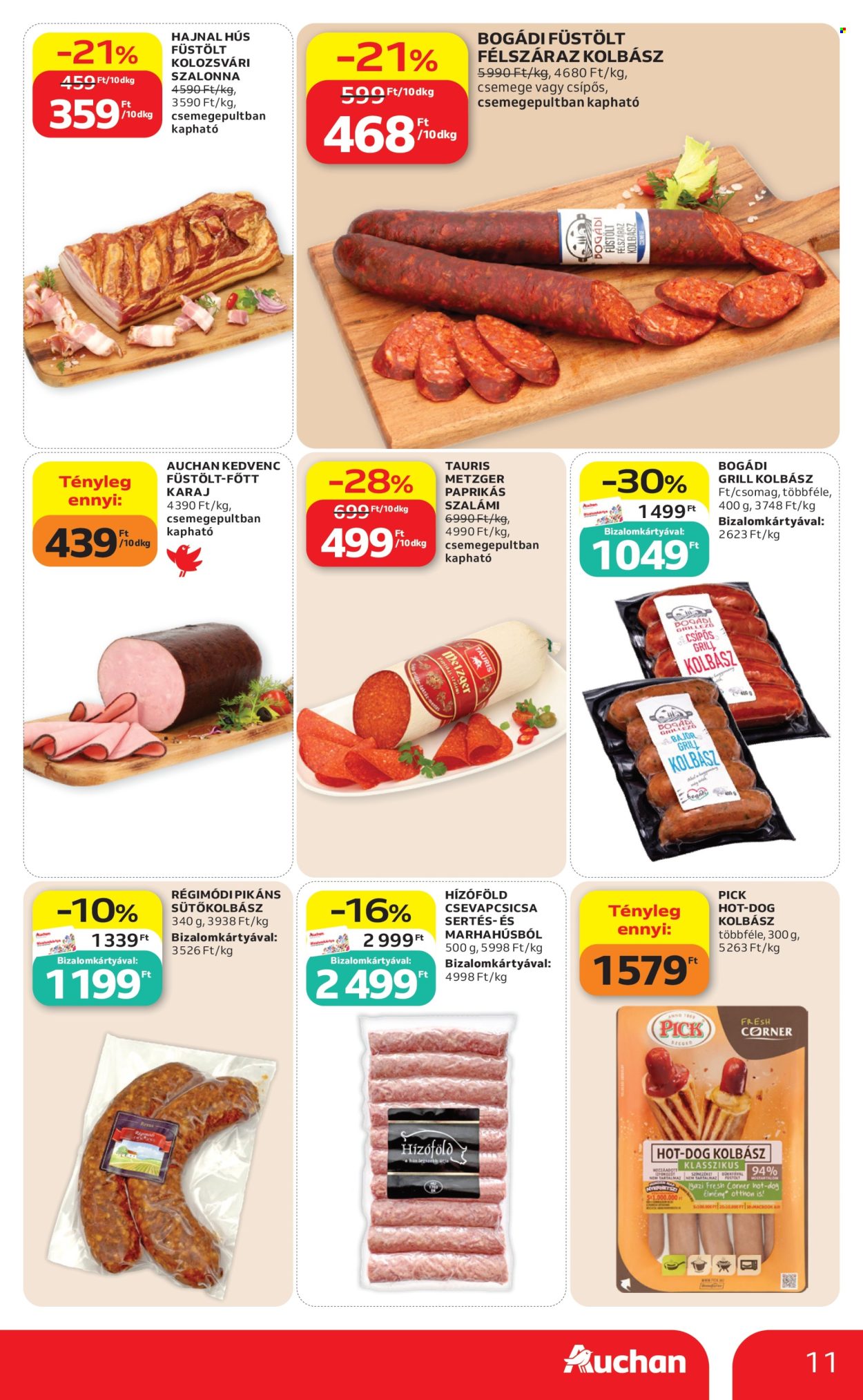 Auchan akciós újság érvényes:  - 2026.07.09 - 2026.07.15. 11. oldal Oldal 11