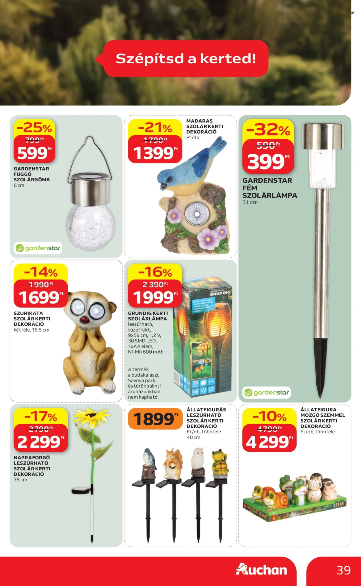 Auchan akciós újság érvényes:  - 2026.07.09 - 2026.07.15. 39. oldal Oldal 39