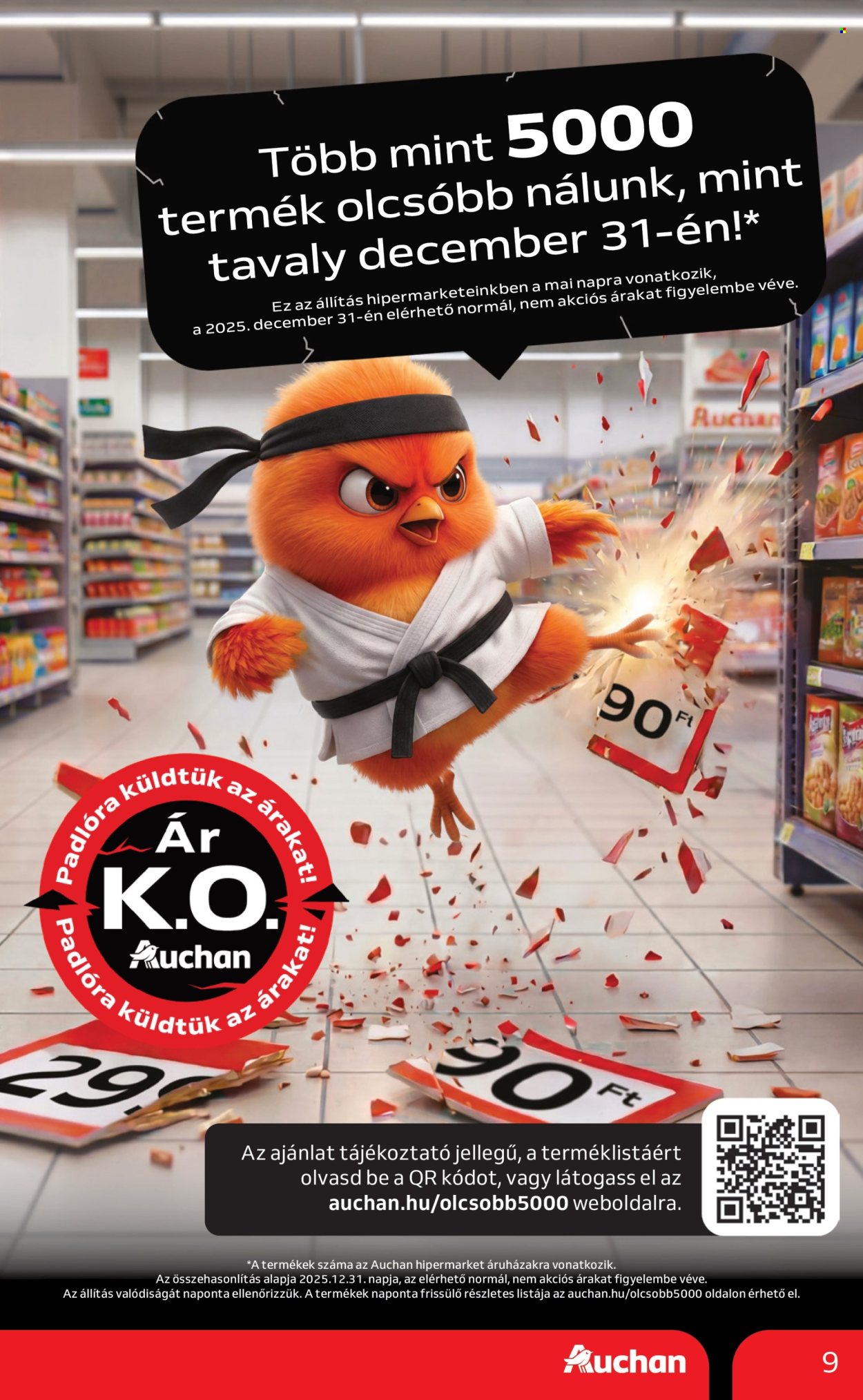 Auchan akciós újság érvényes:  - 2026.07.09 - 2026.07.22. 9. oldal Oldal 9