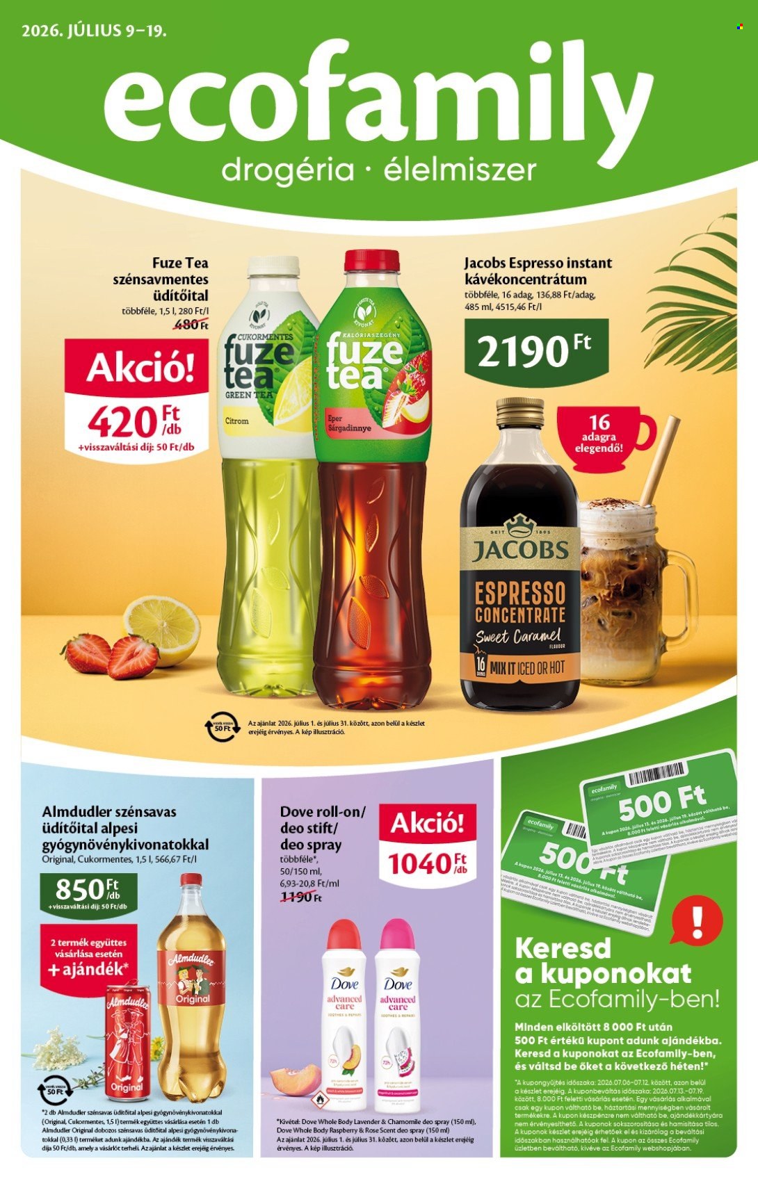 EcoFamily akciós újság érvényes:  - 2026.07.09 - 2026.07.19. 1. oldal Oldal 1