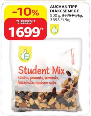 AUCHAN TIPP DIÁKCSEMEGE