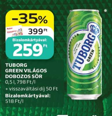 TUBORG GREEN VILÁGOS DOBOZOS SÖR