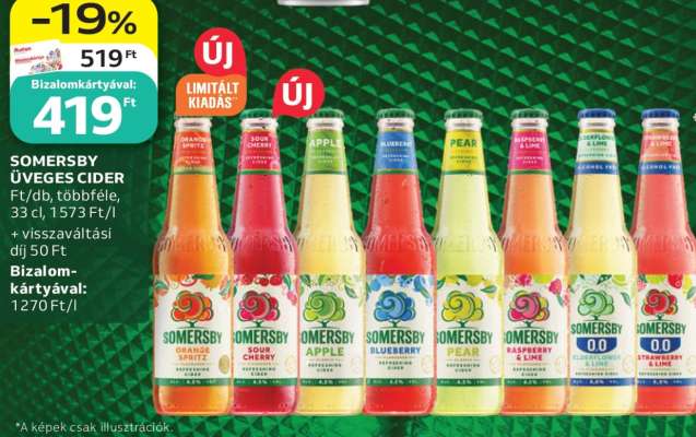 Somersby üveges cider