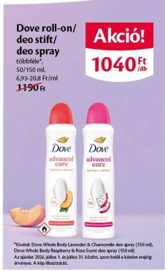 Dove roll on/ deo stift/ deo spray
