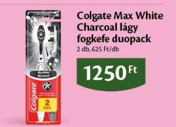 Colgate Max White Charcoal lágy fogkefe duopack