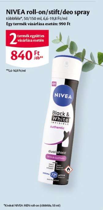 NIVEA roll-on/stift/deo spray