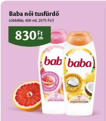 Baba női tusfürdő