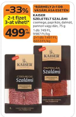 KAISER SZELETELT SZALÁMI