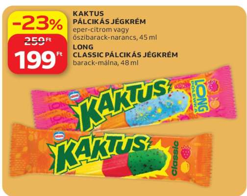 Kaktus Pálcikás Jégkrém