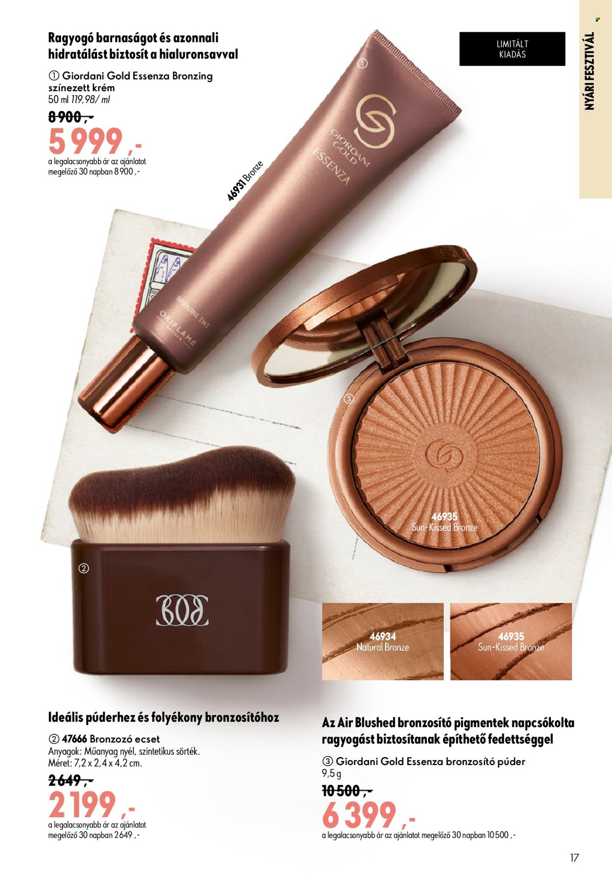 Oriflame akciós újság érvényes:  - 2026.07.08 - 2026.07.28. 17. oldal Oldal 17