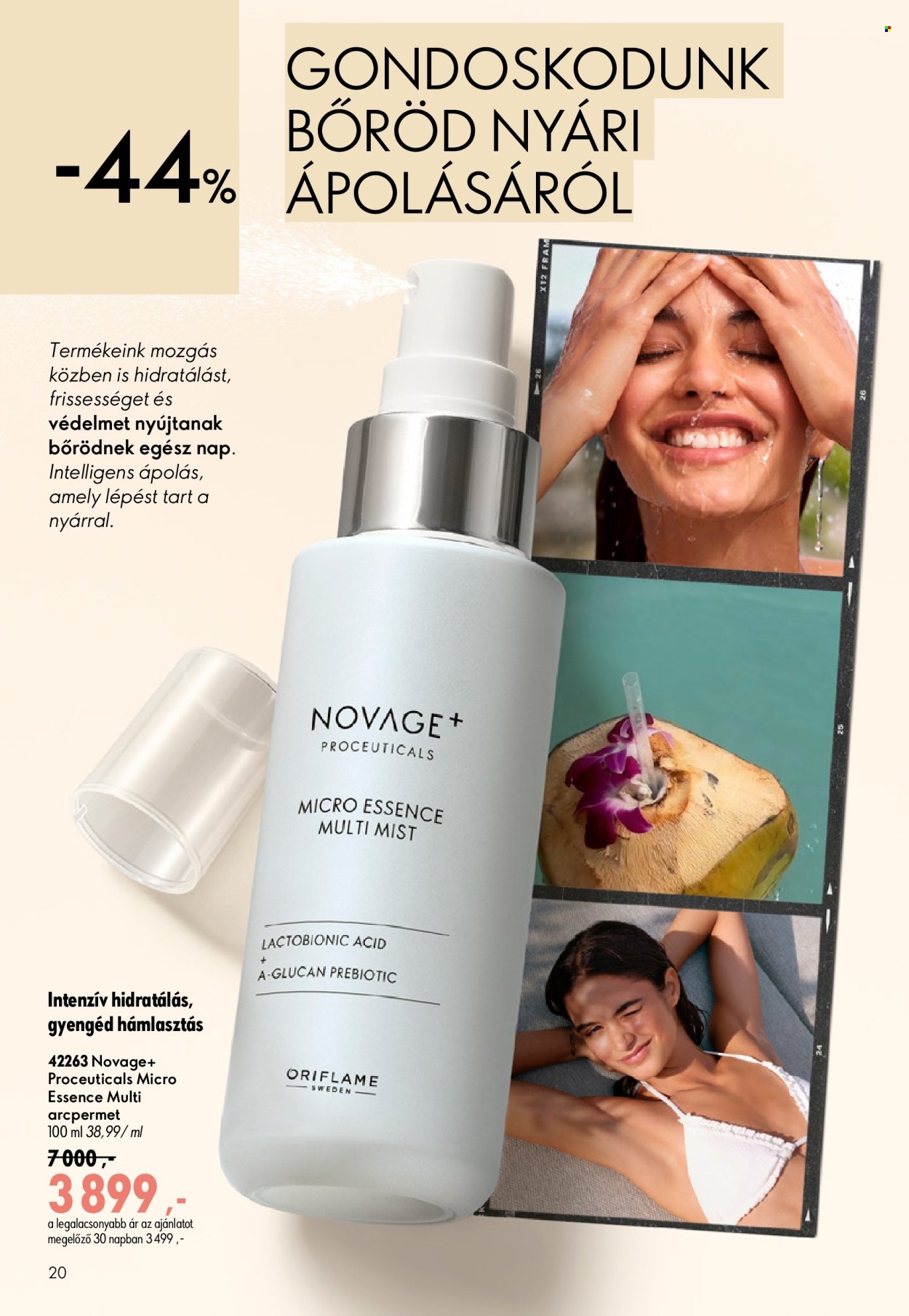 Oriflame akciós újság érvényes:  - 2026.07.08 - 2026.07.28. 20. oldal Oldal 20