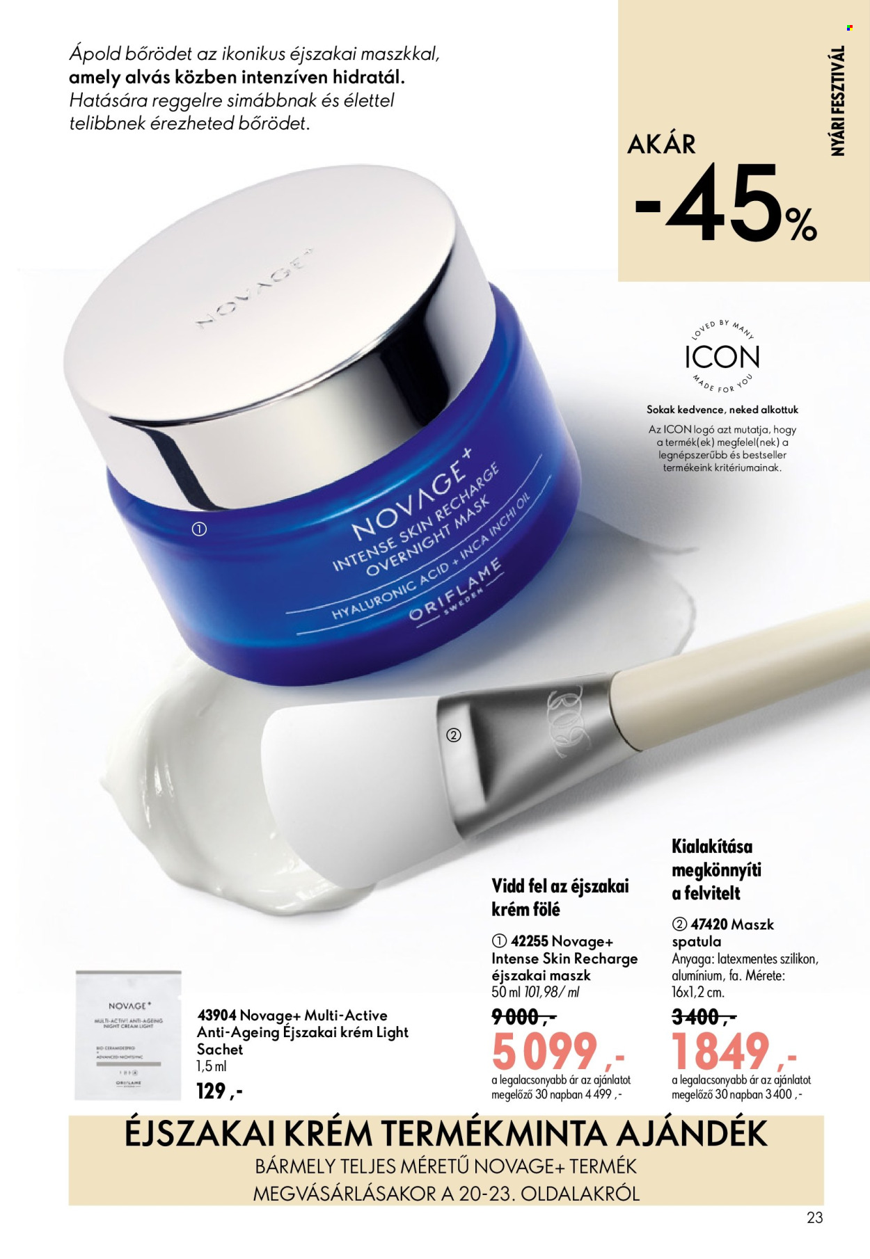 Oriflame akciós újság érvényes:  - 2026.07.08 - 2026.07.28. 23. oldal Oldal 23