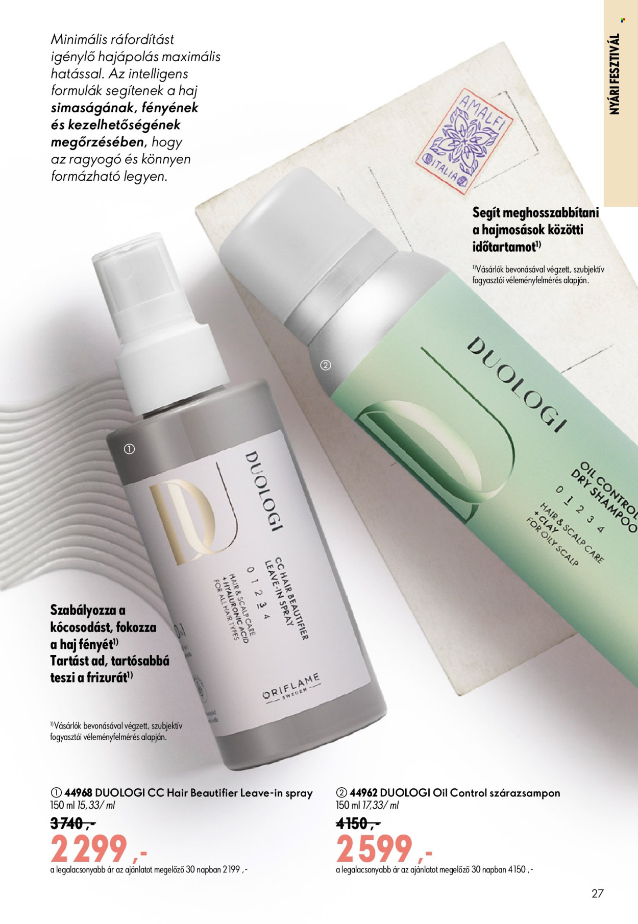 Oriflame akciós újság érvényes:  - 2026.07.08 - 2026.07.28. 27. oldal Oldal 27