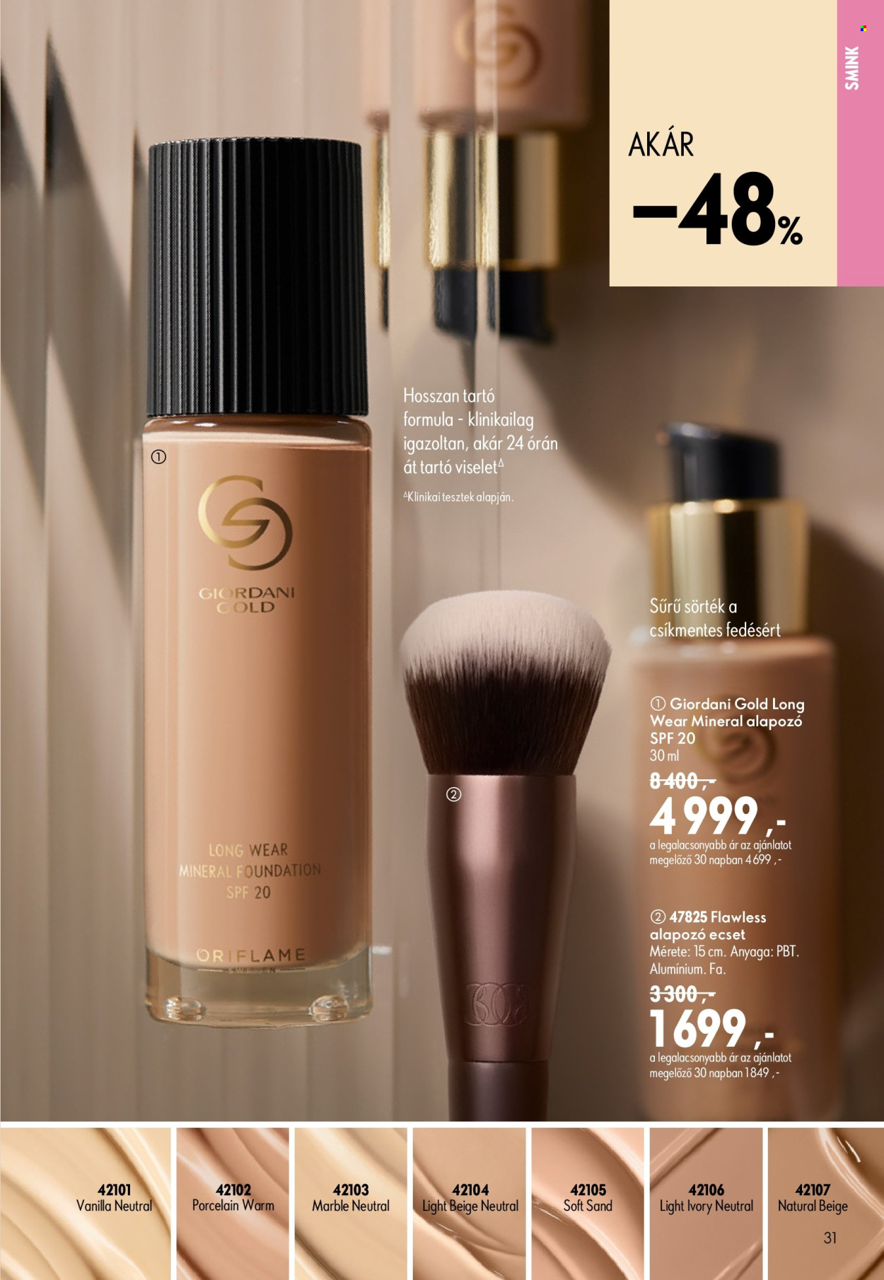 Oriflame akciós újság érvényes:  - 2026.07.08 - 2026.07.28. 31. oldal Oldal 31