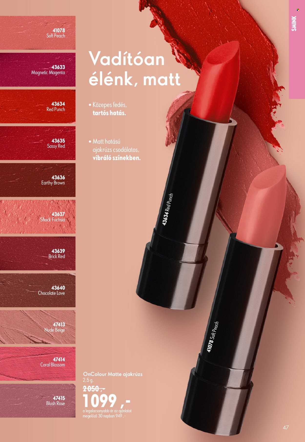 Oriflame akciós újság érvényes:  - 2026.07.08 - 2026.07.28. 47. oldal Oldal 47