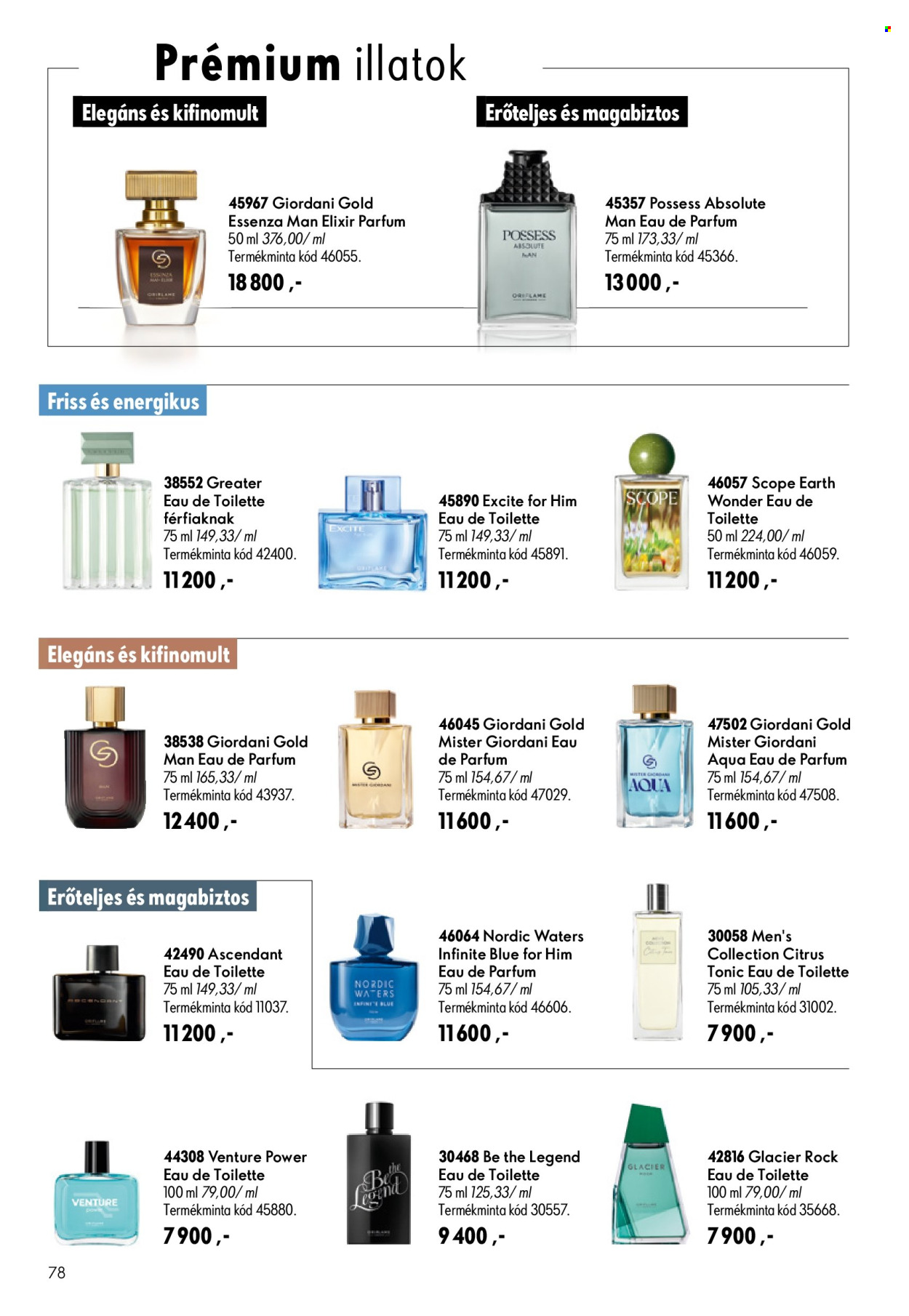 Oriflame akciós újság érvényes:  - 2026.07.08 - 2026.07.28. 78. oldal Oldal 78