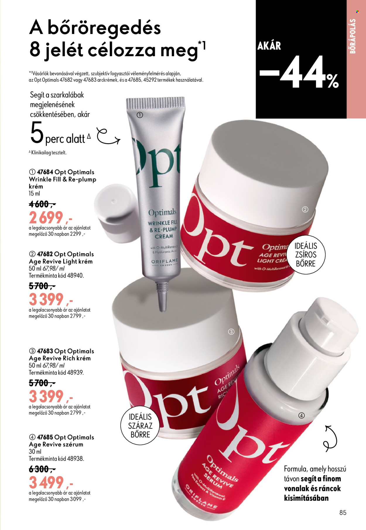 Oriflame akciós újság érvényes:  - 2026.07.08 - 2026.07.28. 85. oldal Oldal 85