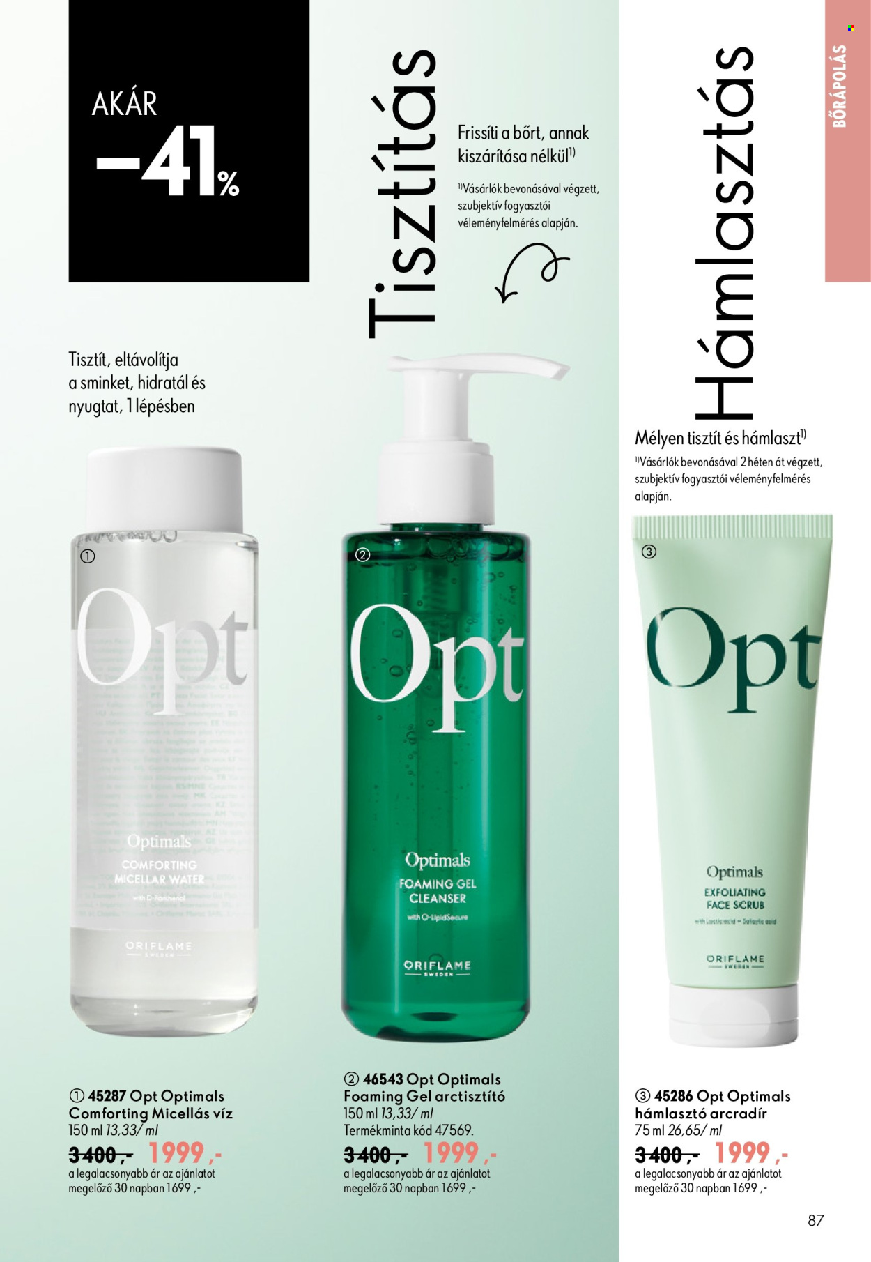 Oriflame akciós újság érvényes:  - 2026.07.08 - 2026.07.28. 87. oldal Oldal 87