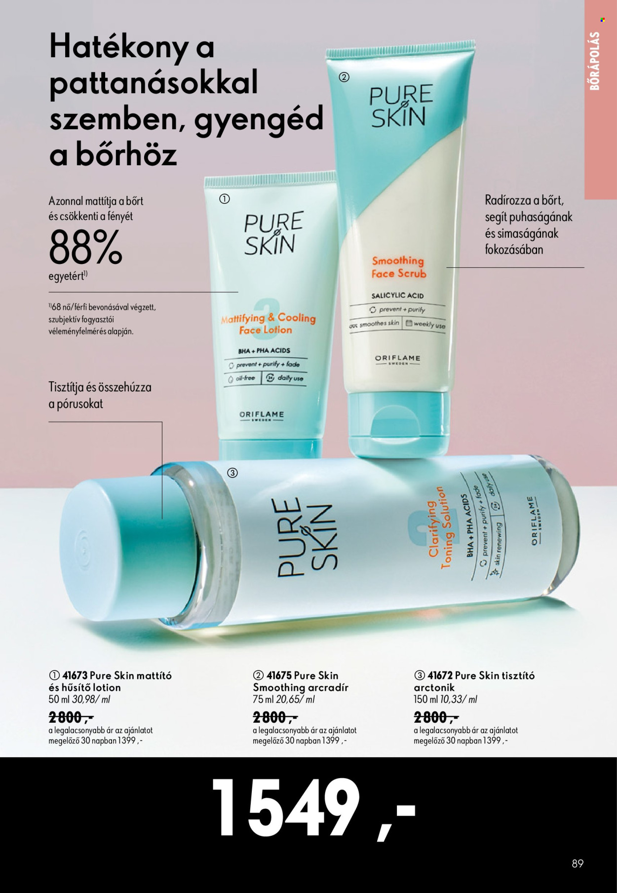 Oriflame akciós újság érvényes:  - 2026.07.08 - 2026.07.28. 89. oldal Oldal 89