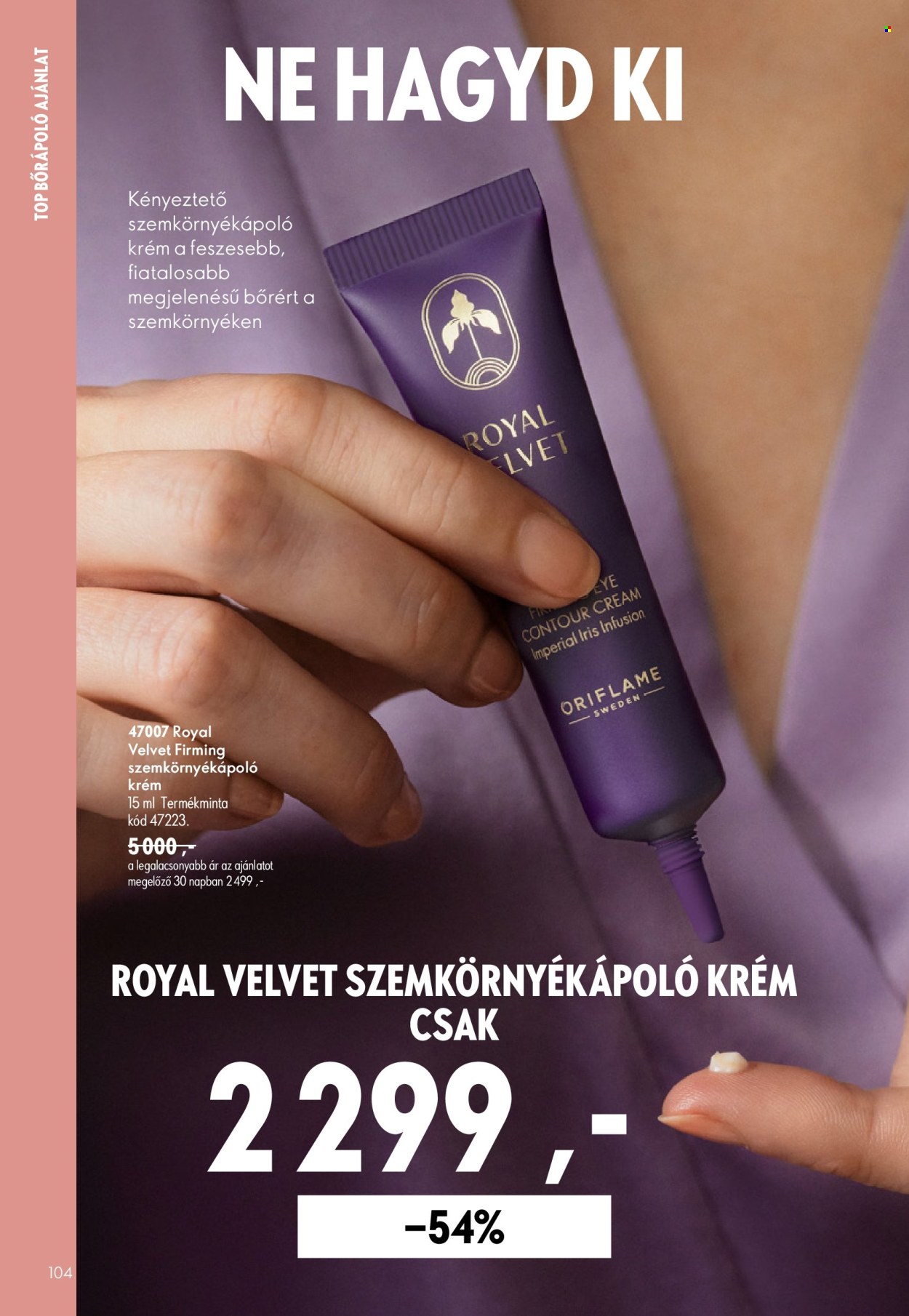 Oriflame akciós újság érvényes:  - 2026.07.08 - 2026.07.28. 104. oldal Oldal 104